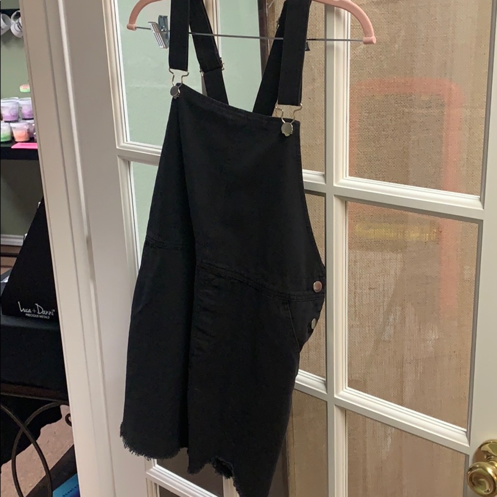 Entro black jean dress